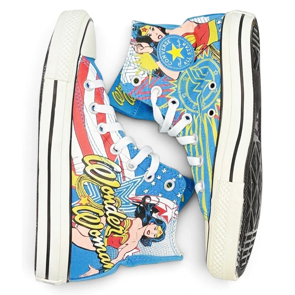 Converse X DC Comics Wonder Woman Chuck Taylor Shoes Men 4 Womens 6 137673C 2012
